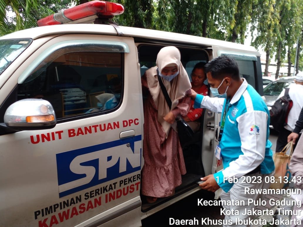 Pendampingan Anggota SPN untuk berobat ke Jakarta